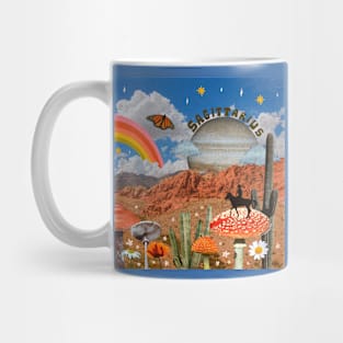 Sagittarius Collage Mug